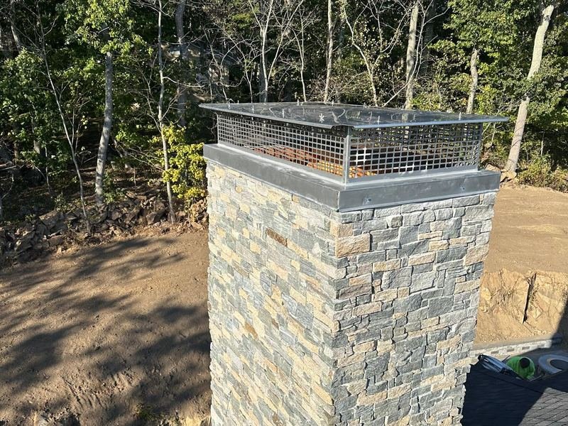 Recent chimney rebuild project — Chimneys Empire